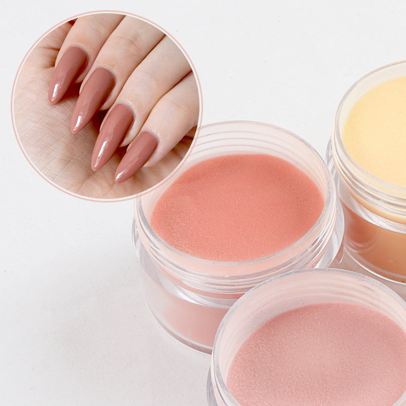 Nine Color Nail Art Nude Color Carved Powder Nail Jewelry Material Nine Color Nail Art Nude Color Carved Powder Nail Jewelry Material